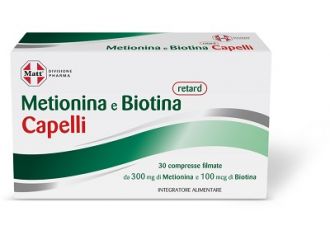 Matt divisione pharma metionina e biotina retard capelli 30 compresse