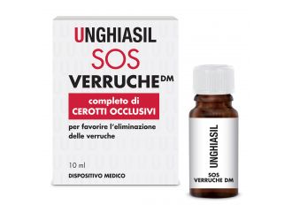 Dispositivo medico per verruche in flacone con pennellino 10 ml + 9 cerotti copriverruca