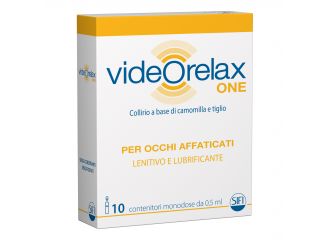 Collirio videorelax one lenitivo e lubrificante occhi affaticati 10 contenitori monodose 0,5 ml