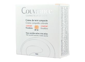 Eau thermale avene couvrance crema compatta colorata nf comfort porcellana 9,5 g