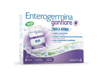 Enterogermina gonfiore 20 bustine bipartite