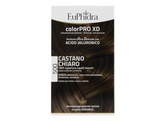 Euphidra colorpro xd 500 cast chiaro gel colorante capelli in flacone + attivante + balsamo + guanti