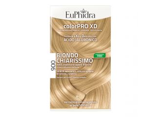 Euphidra colorpro xd 900 biondo chiarissimo gel colorante capelli in flacone + attivante + balsamo + guanti