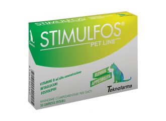 Stimulfos pet line gatto mangime complementare scatola 30 compresse