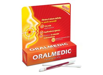 Oralmedic liquido trattamento afte 2 applicatori