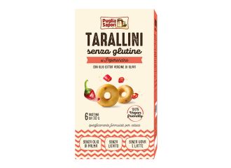 Puglia sapori tarallini al peperoncino con olio extravergine di oliva 180 g