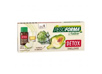 Pesoforma nature detox snellente 6 flaconcini da 10 ml