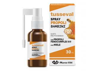 Tusseval gola propoli spray per bambini 30 ml