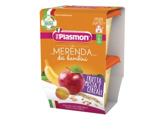 Plasmon la merenda dei bambini merende frutta cereali asettico 2 x 120 g