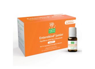 Mama natura enterokind junior 10 flaconcini 10 ml