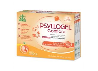 Psyllogel gonfiore pesca 10 bustine