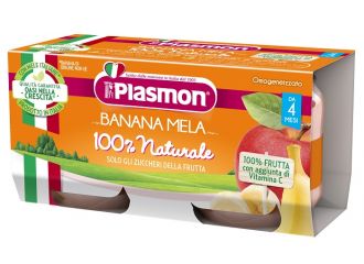 Plasmon omogeneizzato banana mela 2 x 80 g