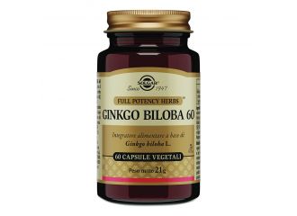 Ginkgo biloba 60 60 capsule vegetali