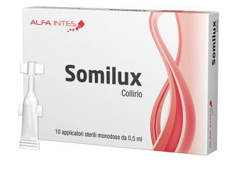 Somilux collirio 10 applicatori sterili monodose da 0,5 ml