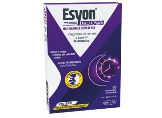 Esyon melatonina orosolubile superfast 60 compresse