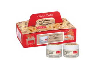 Cofanetto panettone labbra 1 maschera scrub levigante 13 ml + 1 balsamo rimpolpante profumato 13 ml