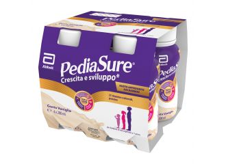 Pediasure crescita sviluppo vaniglia 200 ml 4 pezzi