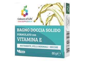 Vitamina e bagno doccia solido 80 g colours of life