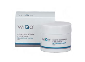 Wiqo crema nutriente ed idratante pelli secche viso 50 ml