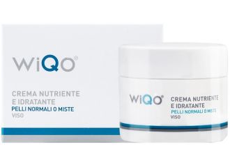 Wiqo crema nutriente ed idratante pelli normali o miste viso 50 ml