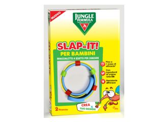 Jungle formula slap-it braccialetto anti-zanzare per bambini+ 2 ricariche