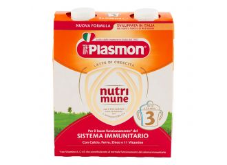 Plasmon nutri-mune 3 liquido 2 x 500 ml