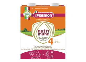 Plasmon nutri-mune 4 liquido 2 pezzi