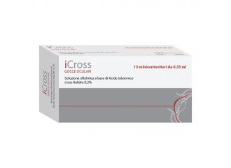 Soluzione oftalmica icross 15 monodosi da 0,35 ml