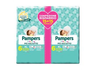 Pampers baby dry duo dwct xl 30 pezzi