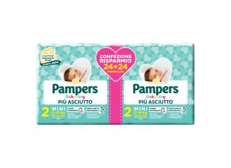 Pampers baby dryduo dwct mini x 48 pezzi