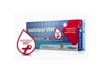 Autotest vih screening dell'hiv contiene 1 autotest + soluzione + bisturi + cerotto + garza + salvietta disinfettante