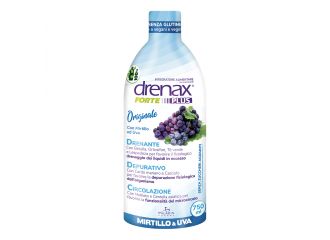 Drenax forte plus originale con mirtillo e uva 750 ml