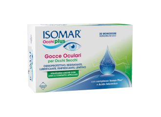 Isomar occhi plus gocce oculari per occhi secchi all'acido ialuronico 0,25% 30 flaconcini monodose