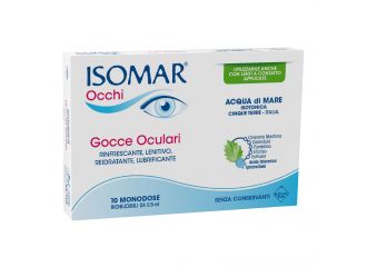 Isomar occhi gocce oculari all'acido ialuronico 0,20% 10 flaconcini