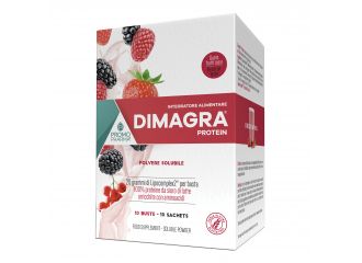 Dimagra protein red fruit 10 buste