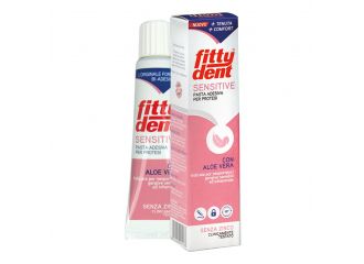 Fittydent sensitive pasta adesiva con aloe vera 40 g