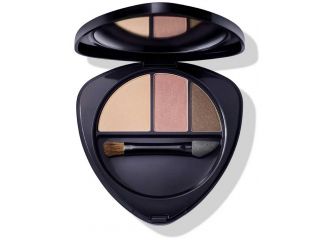 Dr hauschka mallow eyeshadow trio 04 sunstone  4,4 g