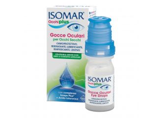 Isomar occhi plus gocce oculari per occhi secchi all'acido ialuronico 0,25% 10 ml