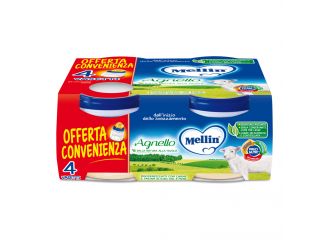 Mellin omogeneizzato agnello 4 pezzi x 80 g