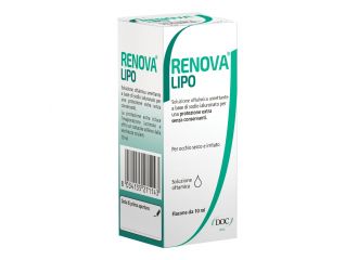 Renova collirio sostituto lacrimale a base di acido ialuronico 0,4% e lipidi flacone da 10 ml senza conservanti