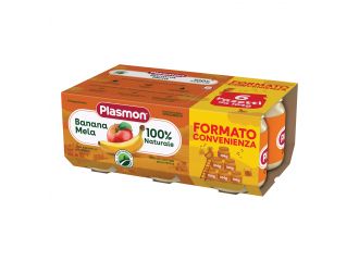 Plasmon omogeneizzato banana/mela 6 x 104 g