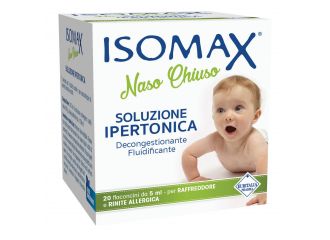 Soluzione ipertonica isomax naso chiuso 20 flaconcini da 5 ml