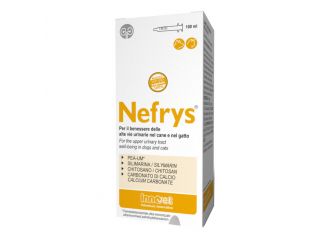 Nefrys veg 100 100 ml con siringa dosatrice alimento complementare per cani e gatti