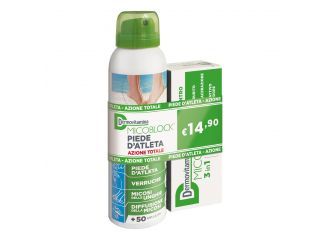 Dermovitamina micoblock piede d'atleta crema 30 ml + spray barriera 3 in 1 100 ml