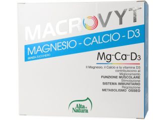 Macrovyt magnesio/calcio/vitamina d3 18 bustine