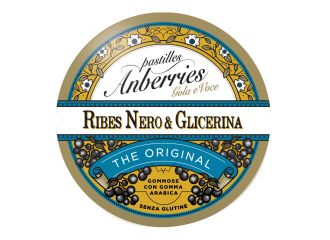 Anberries classiche ribes nero & glicerina caramelle 55 g