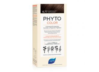 Phytocolor 6.77 marr chia capp 1 latte + 1 crema + 1 maschera + 1 paio di guanti