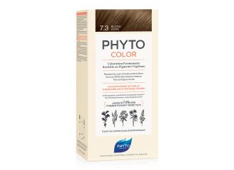 Phytocolor 7.3 biondo dorato 1 latte + 1 crema + 1 maschera + 1 paio di guanti