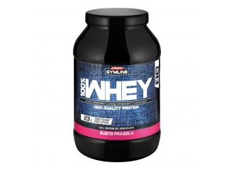 Gymline 100% whey concentrate fragola 900 g