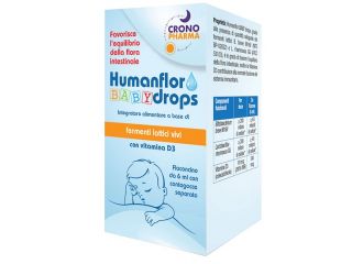 Humanflor baby drops 1 flaconcino 6 ml